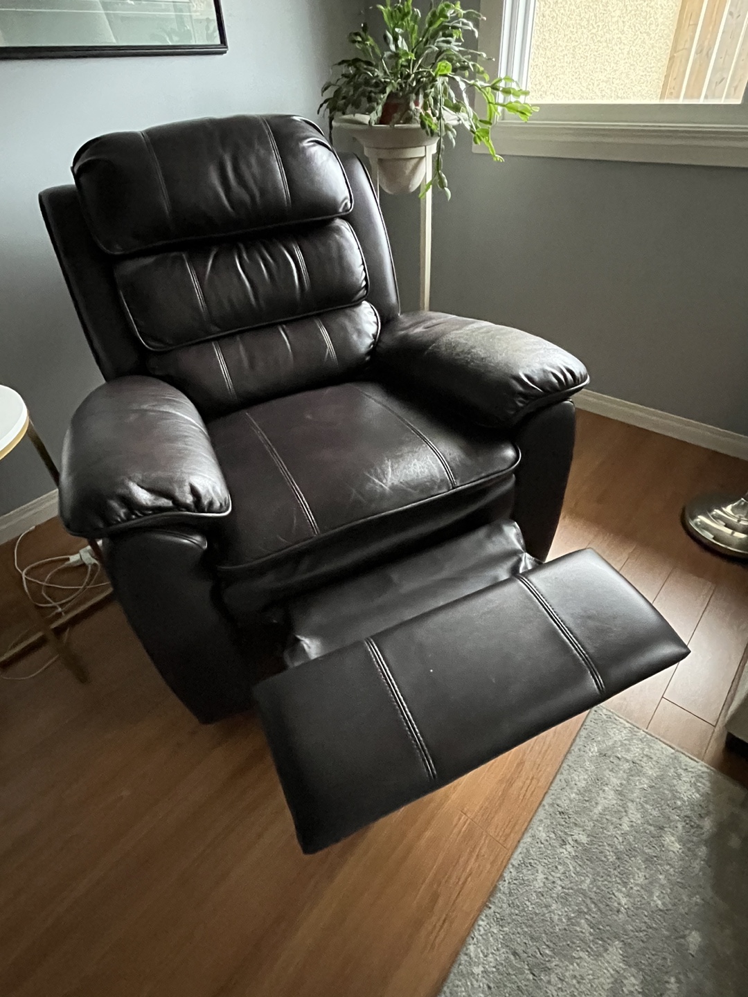 Brown Leather Recliner - photo 2