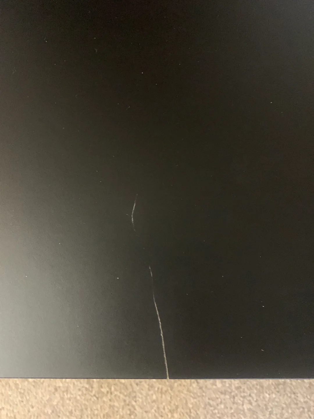 Black TV Stand with 2 Drawers image indicator(2)