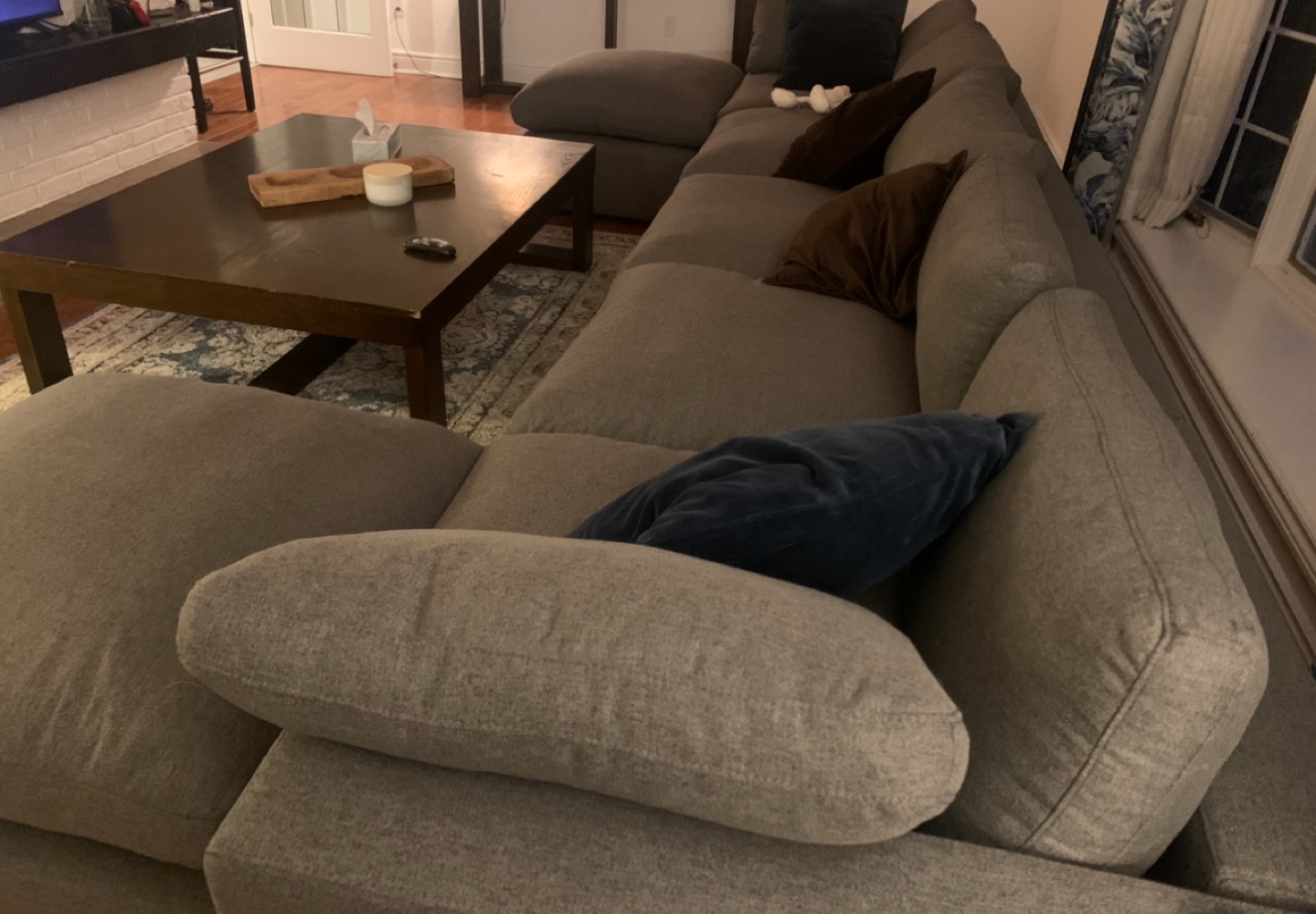 Grey modular Sofa - photo 2