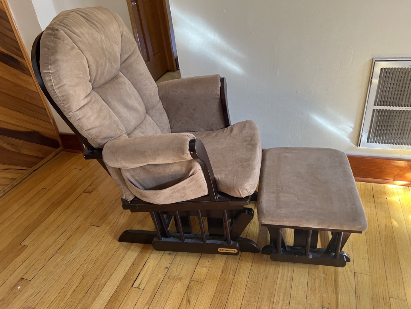 Glider Rocker with Ottoman