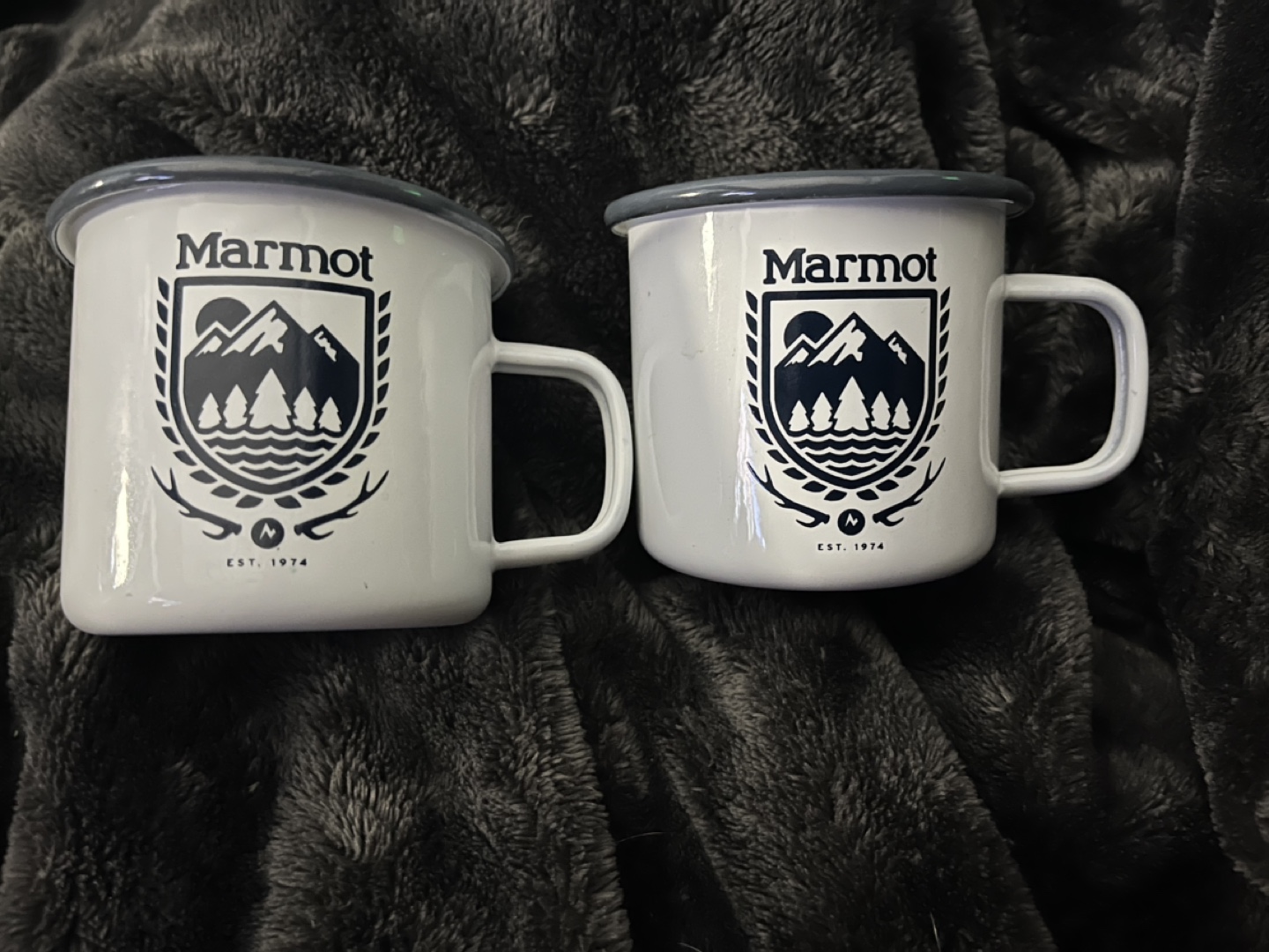 Marmot Enamel Mugs (set of 2)