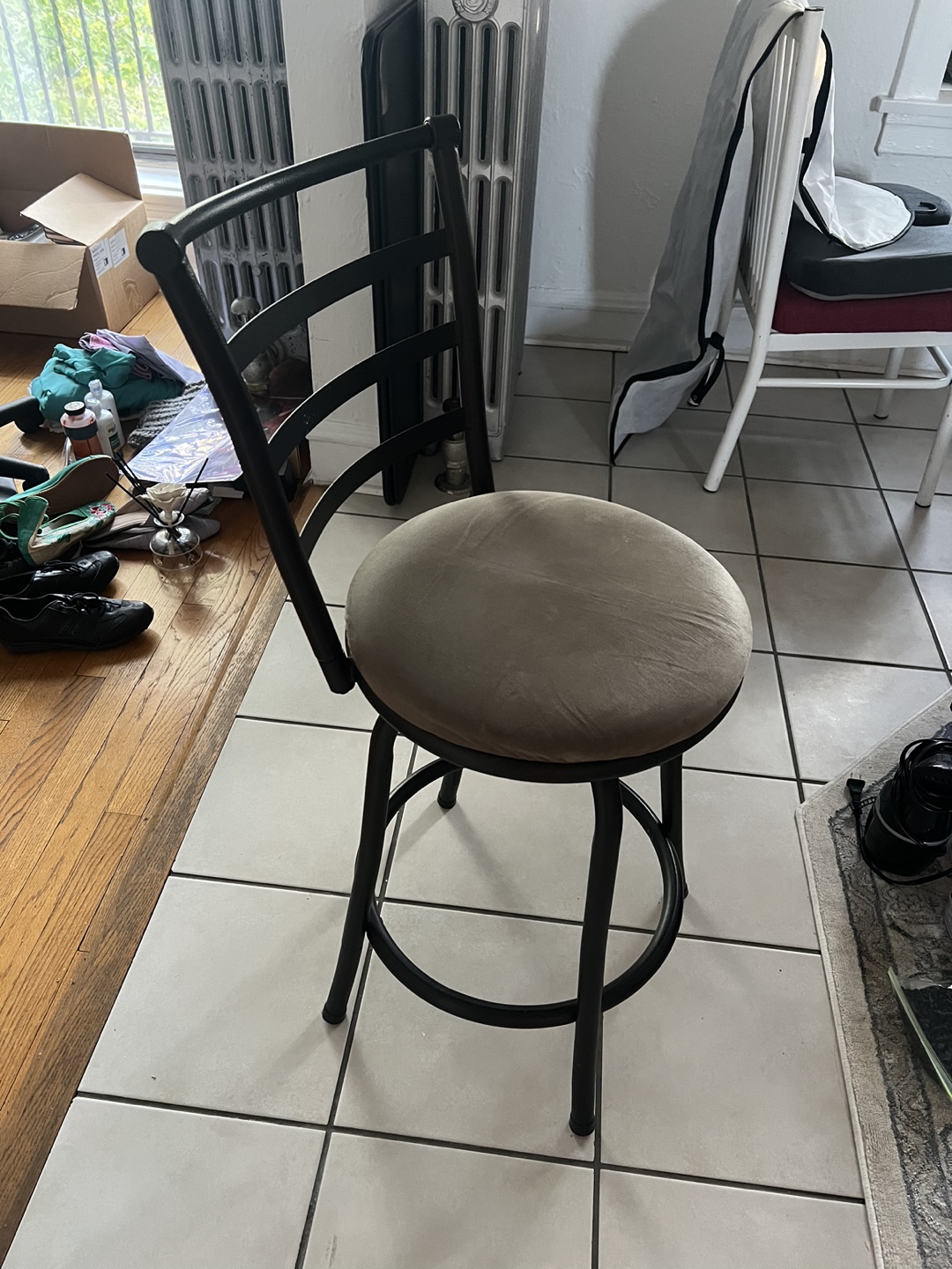 Black Swivel Bar Stool
