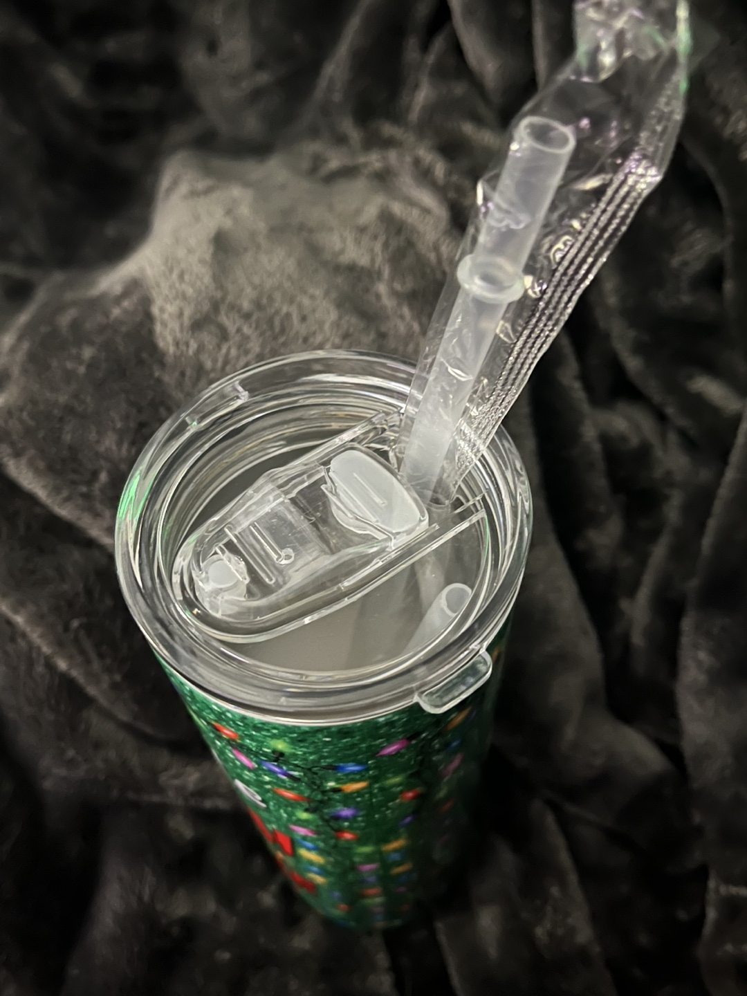 Grinch Christmas Tumbler with Lid and Straw - photo 3