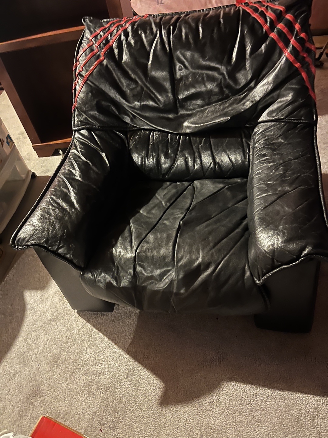 Black Leather sofa