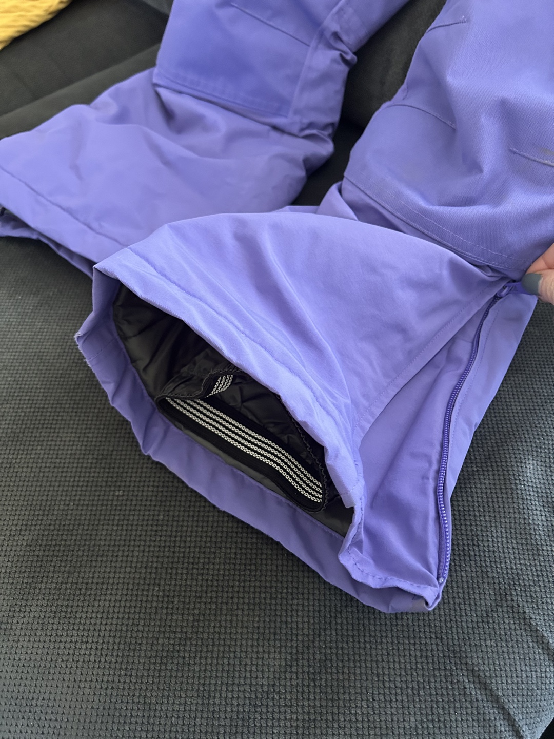 Lands' End Kids Ski Snow Bib Purple 8S/ snow pants - photo 5