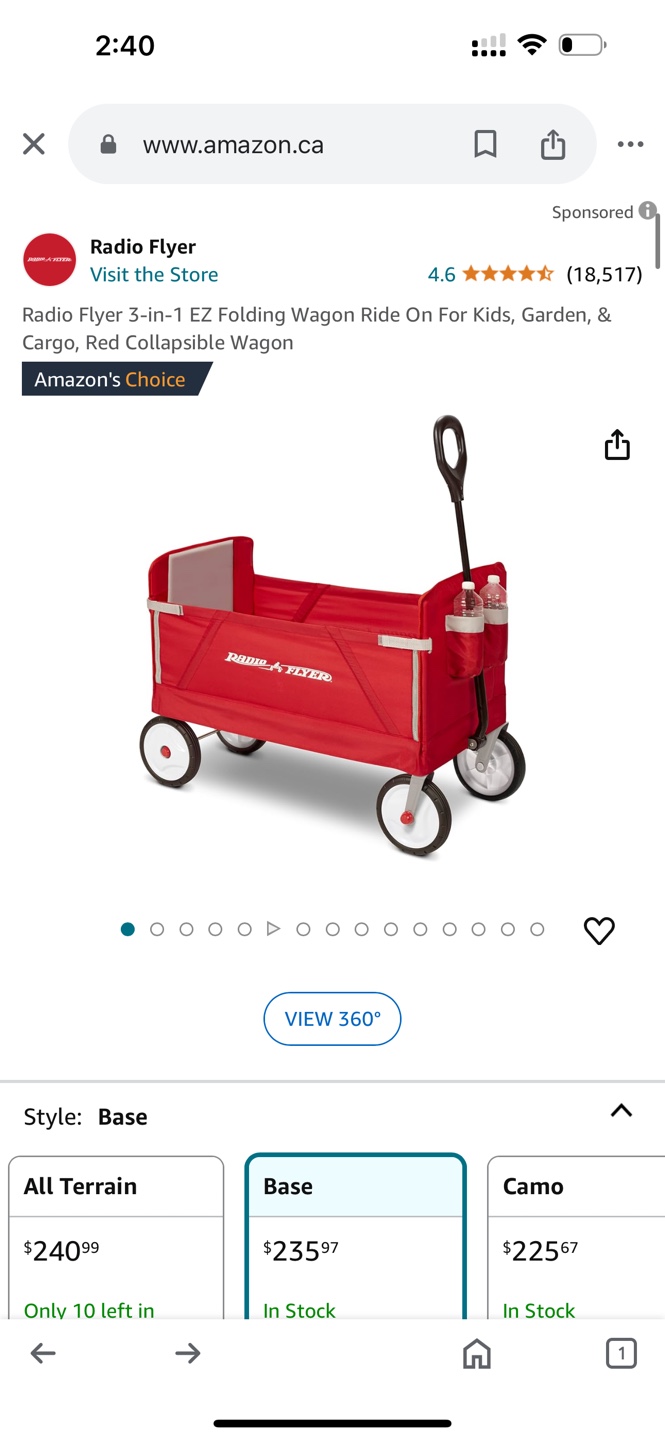Radio Flyer 3-in-1 EZ Folding Wagon - photo 3