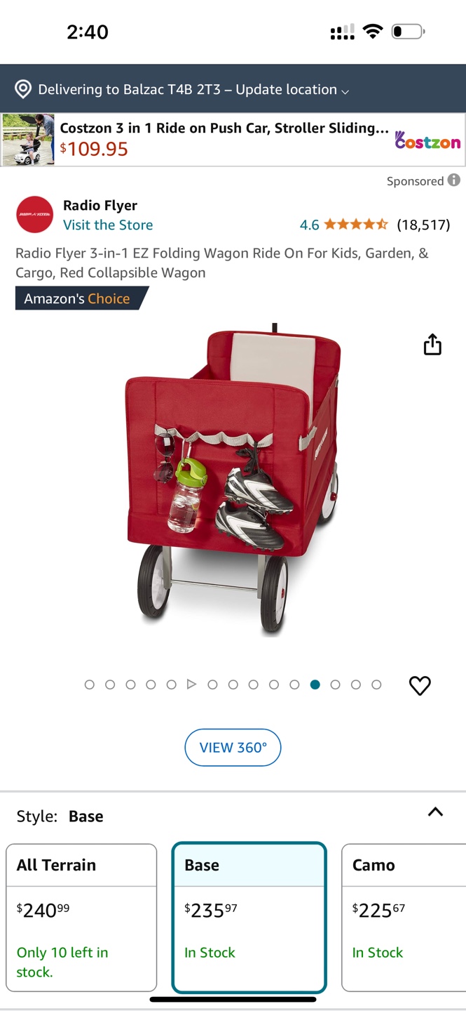 Radio Flyer 3-in-1 EZ Folding Wagon - photo 2