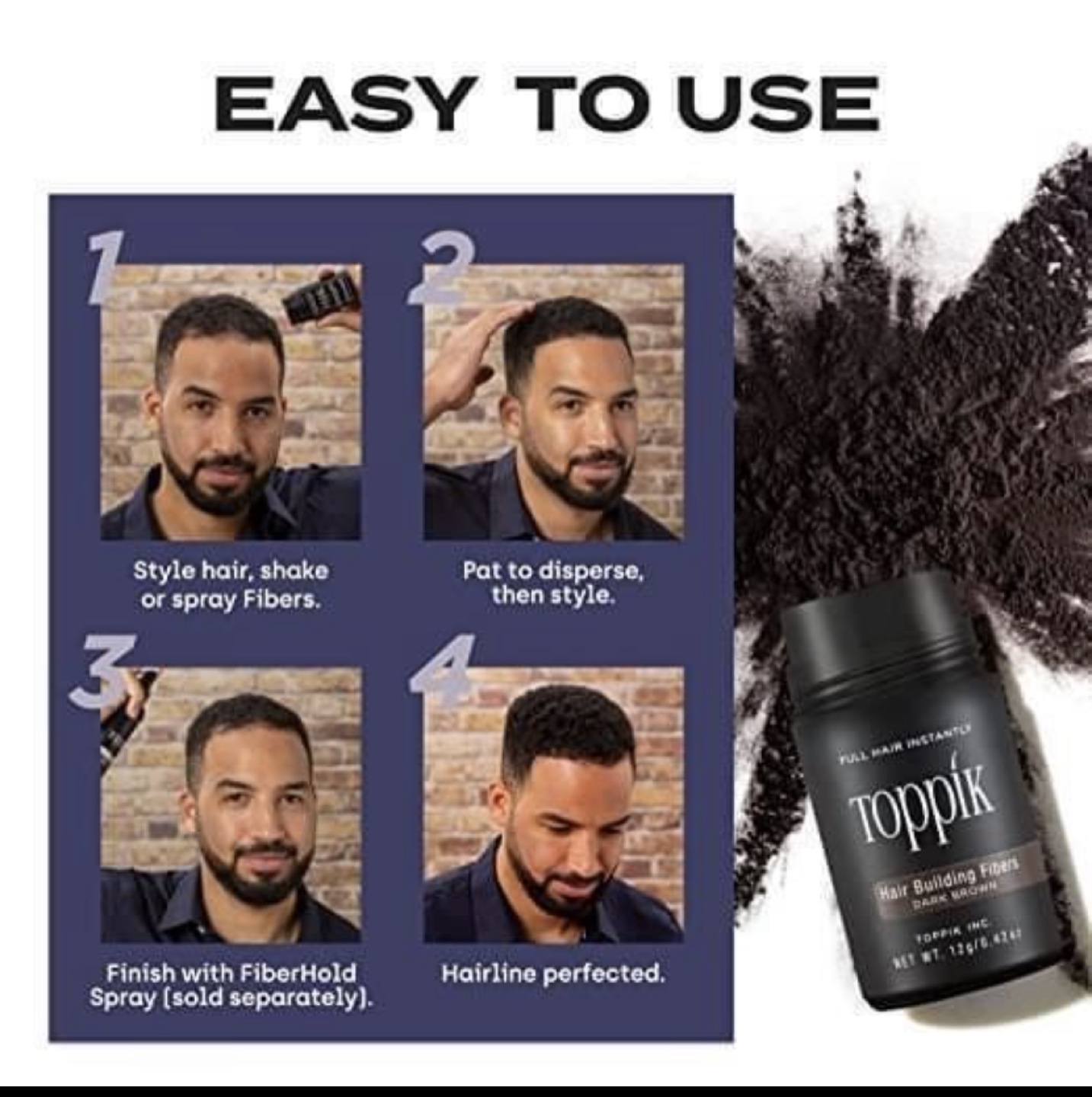 Toppik Hair Building Fibers Light Brown