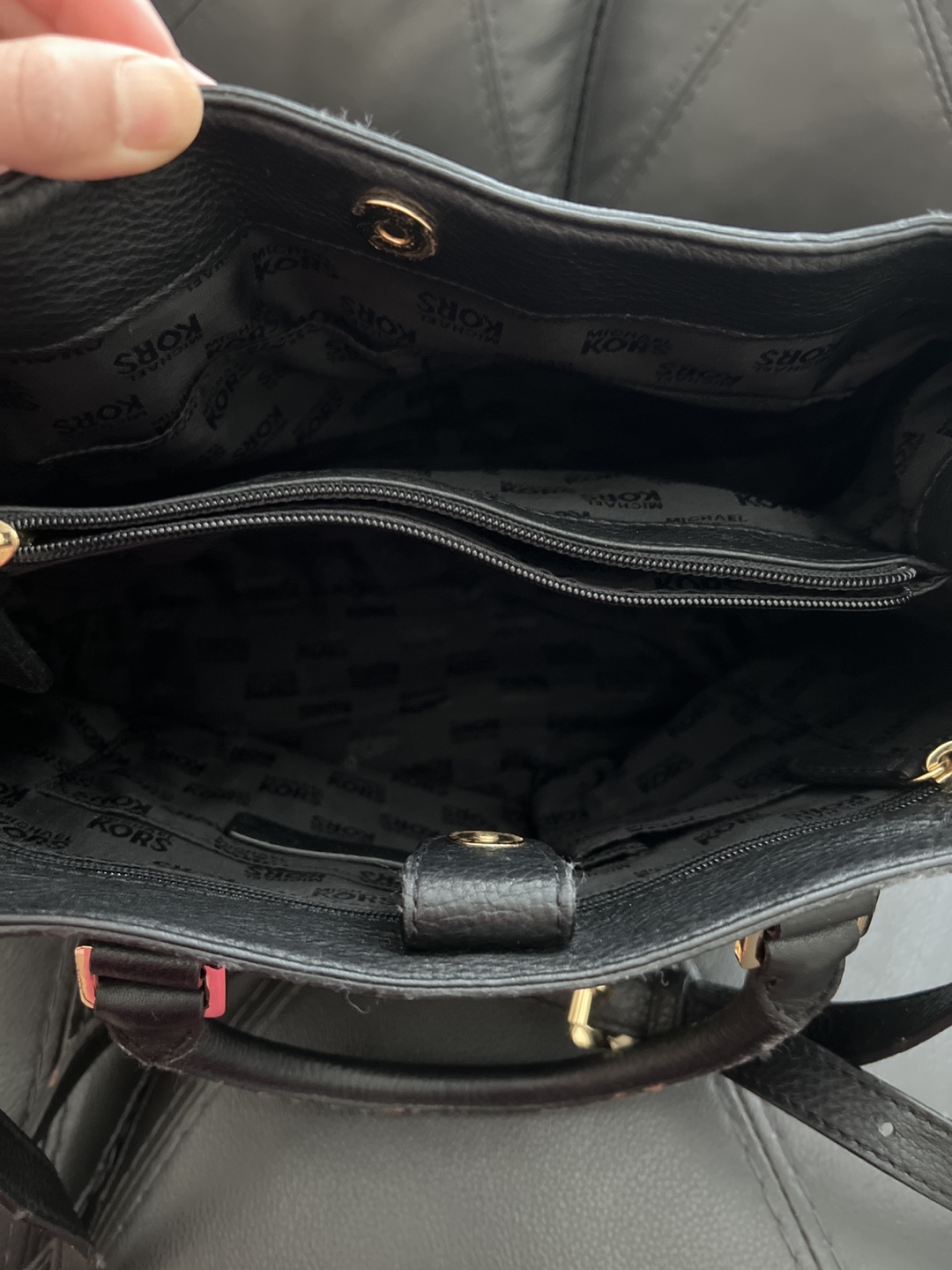 Michael Kors Black Leather Satchel - photo 3