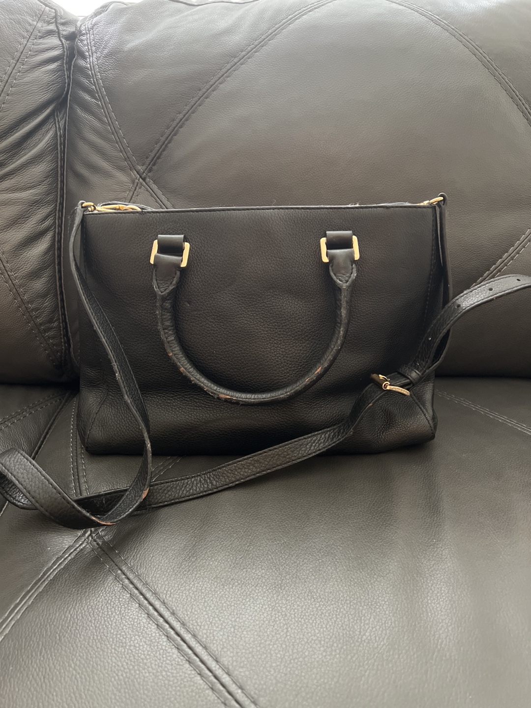 Michael Kors Black Leather Satchel - photo 2