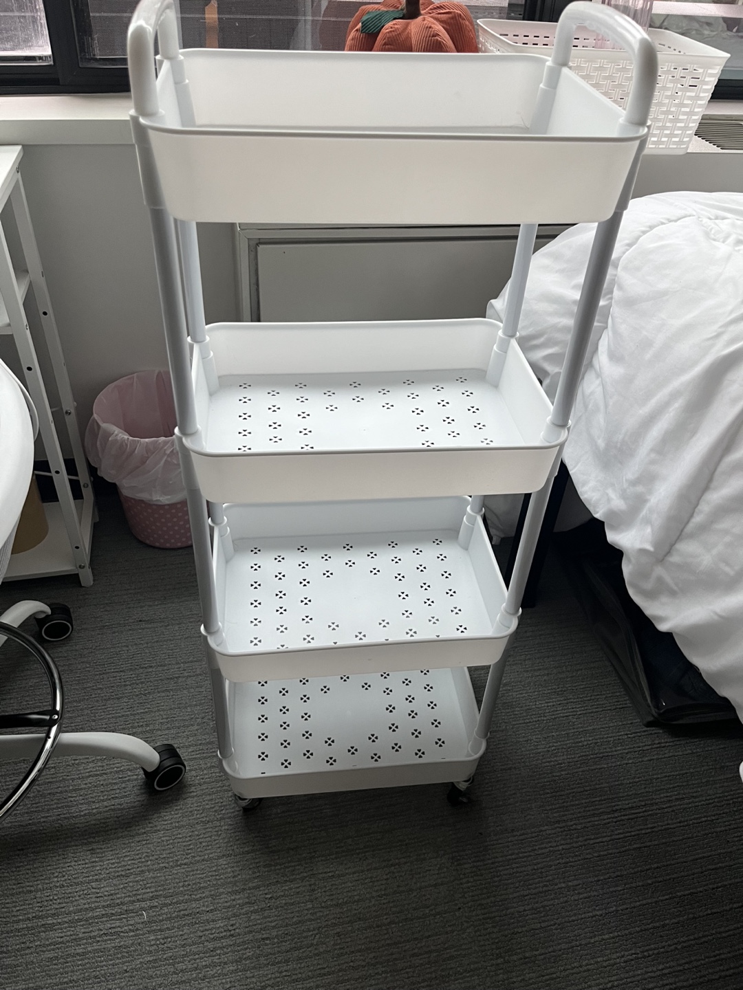 White Utility Cart