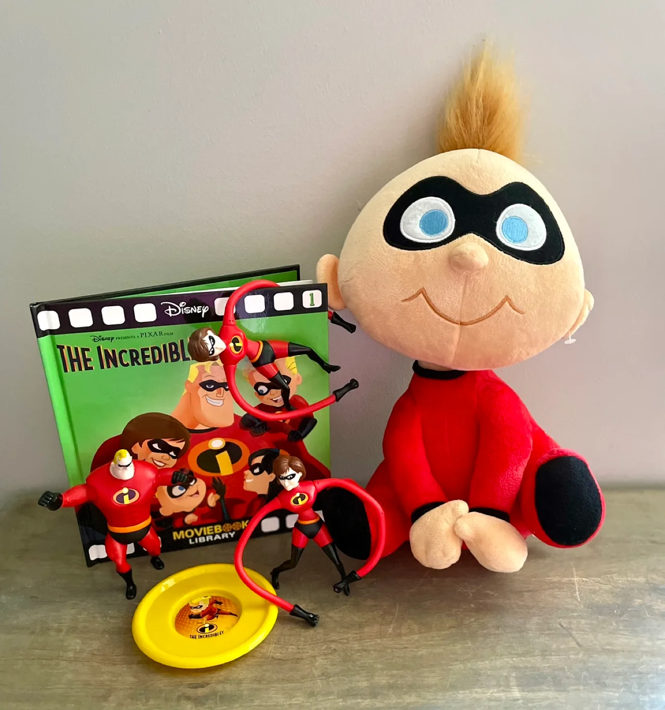 Disney Incredibles 13” Jack Jack Plush, Book & Toy Bundle thumbnail
