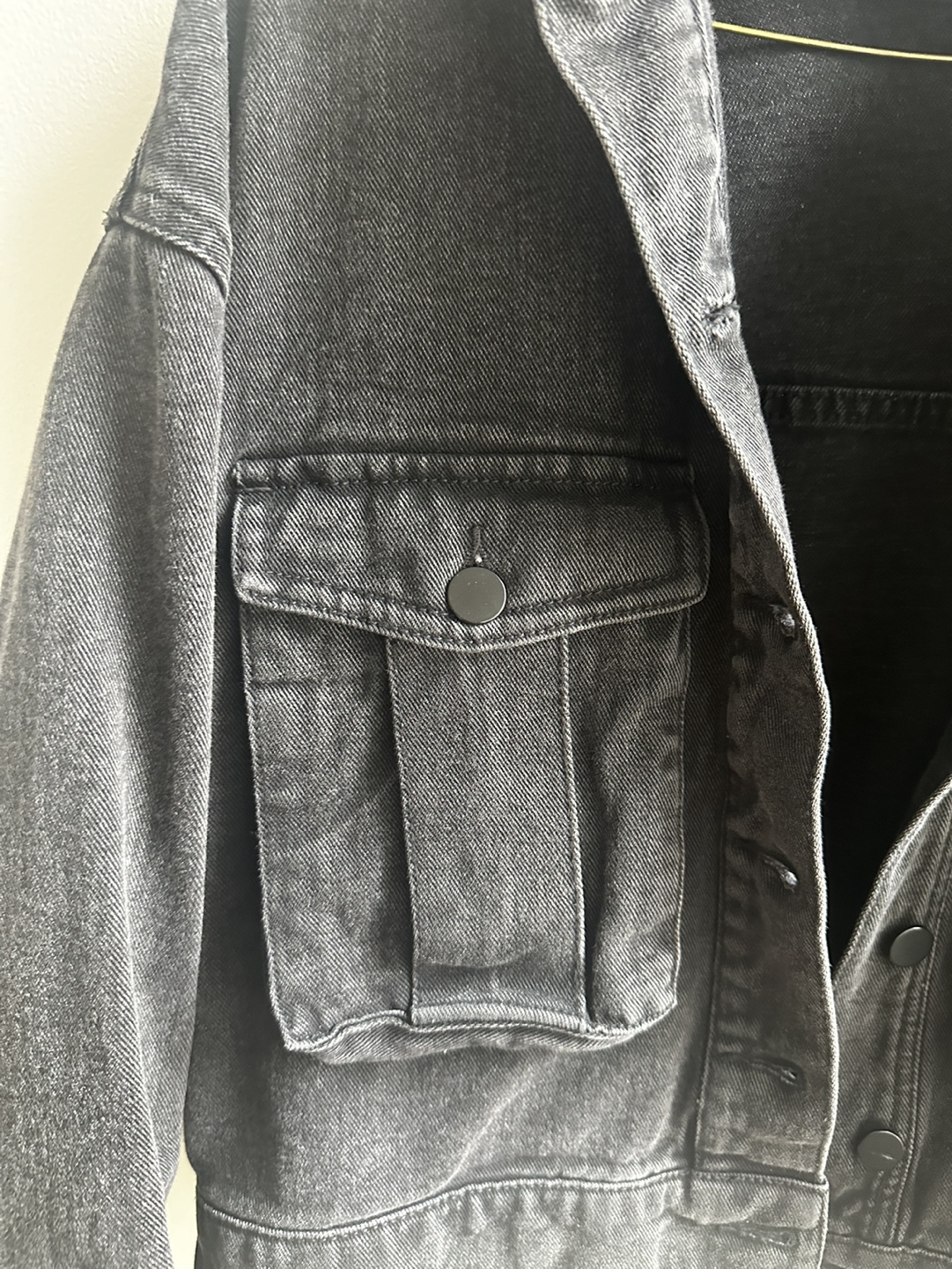 Oak + Fort Black Denim Jacket - photo 3