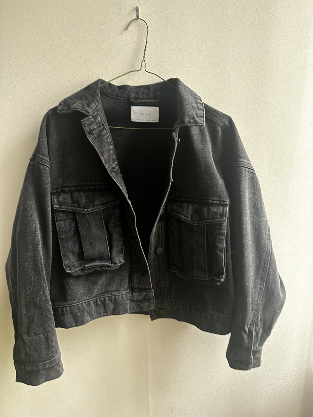 Oak + Fort Black Denim Jacket - photo 2