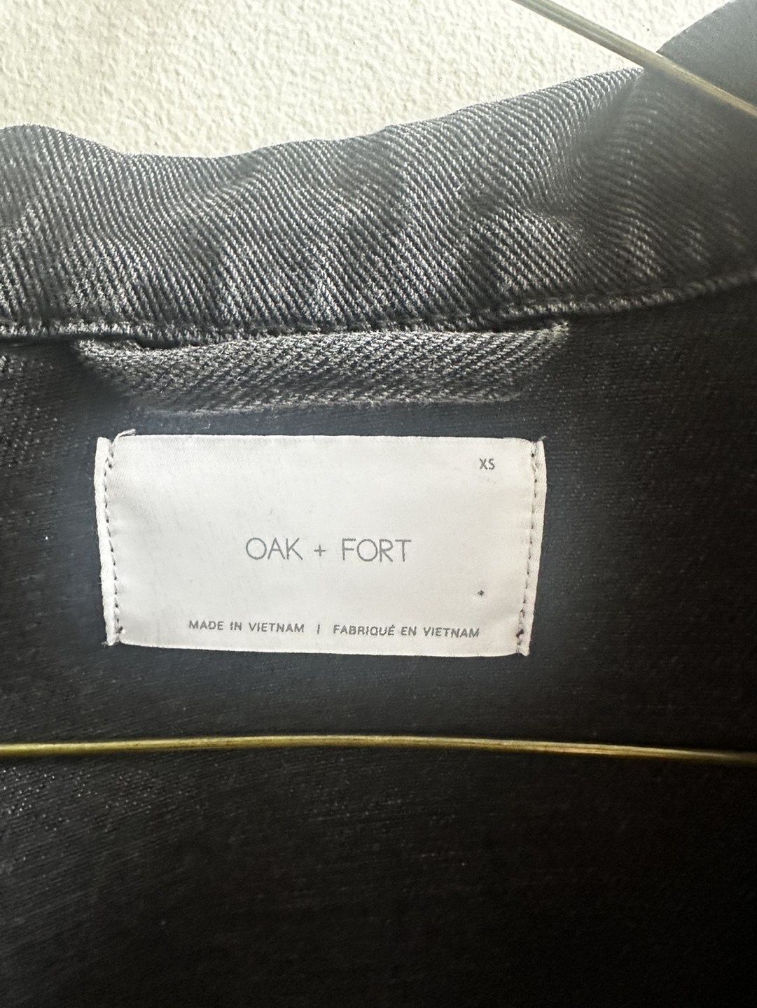 Oak + Fort Black Denim Jacket - photo 4