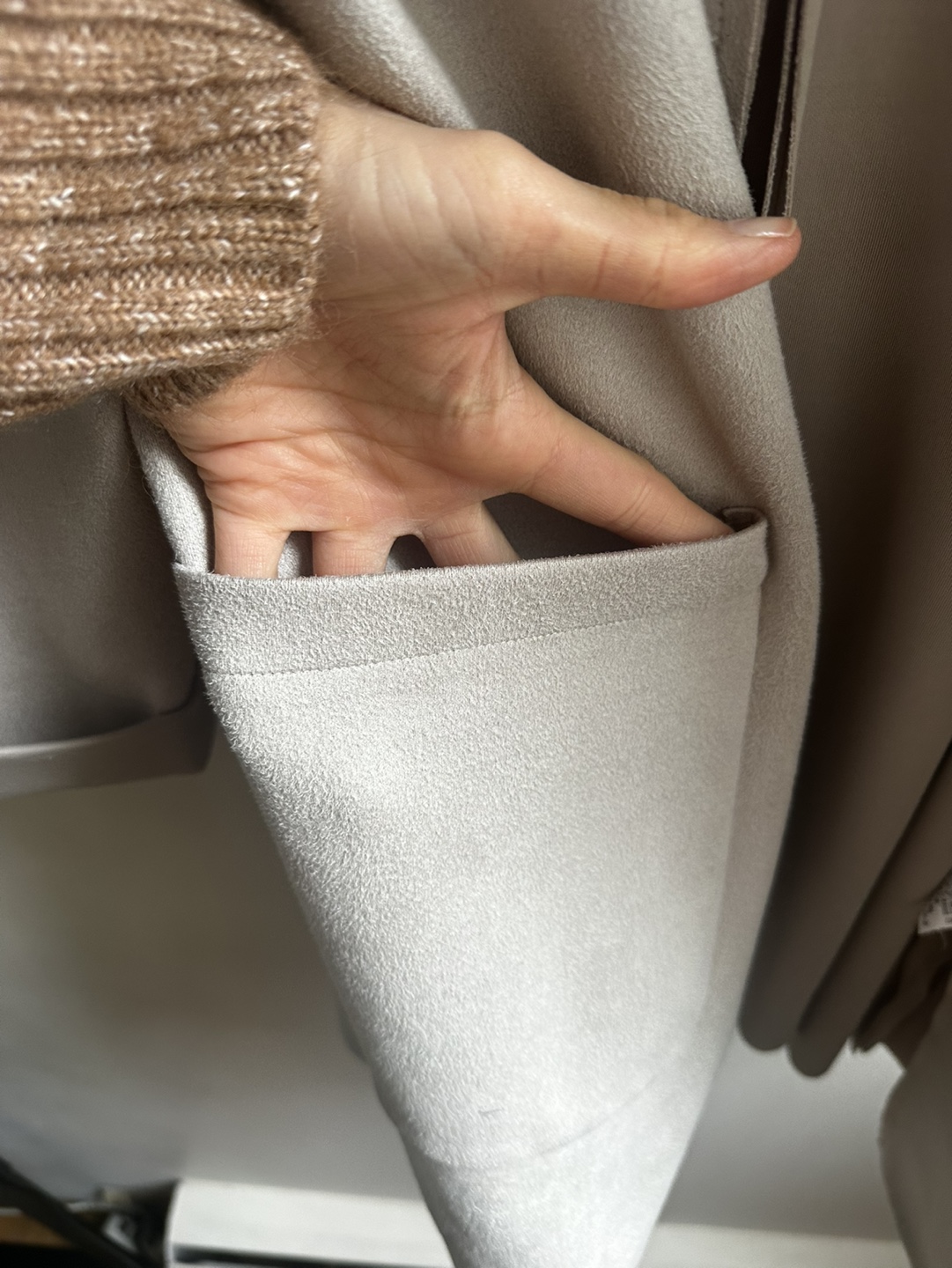 Zara beige long jacket - photo 3