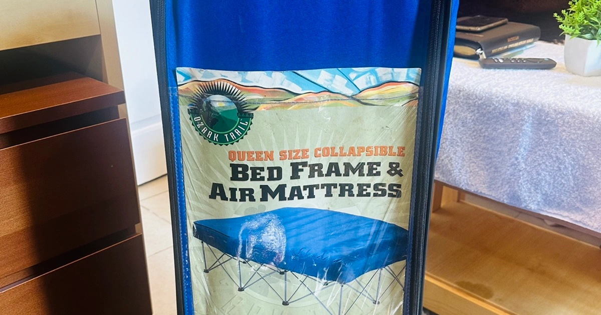 Instant Bed Air Mattress And Collapsible Frame Ozark Trail