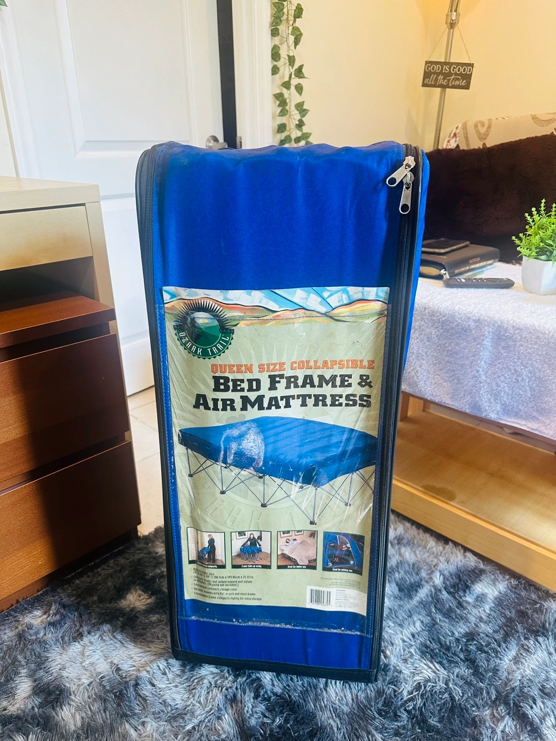 Instant Bed Air Mattress And Collapsible Frame Ozark Trail