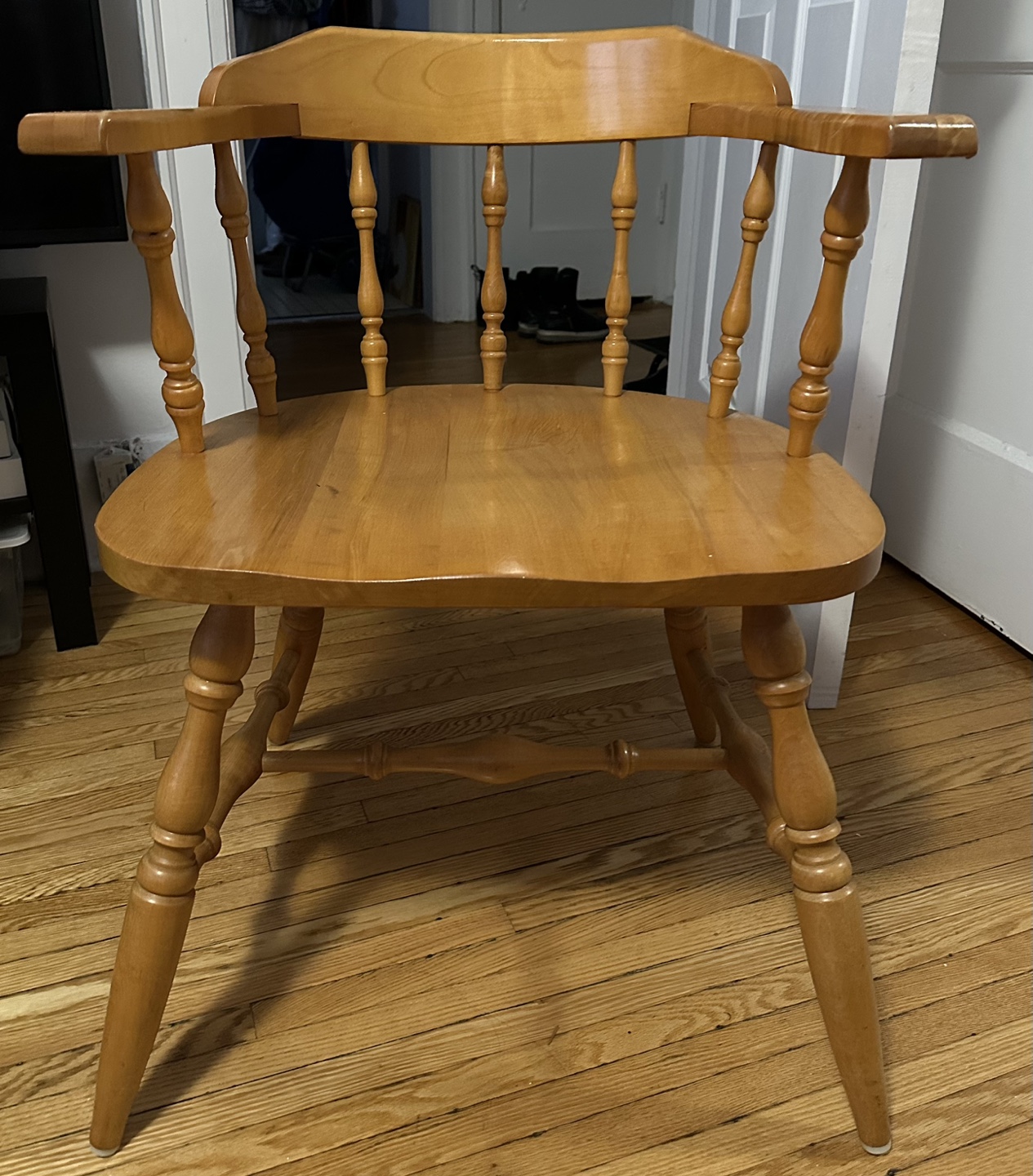 Set of 4 Wooden Chairs