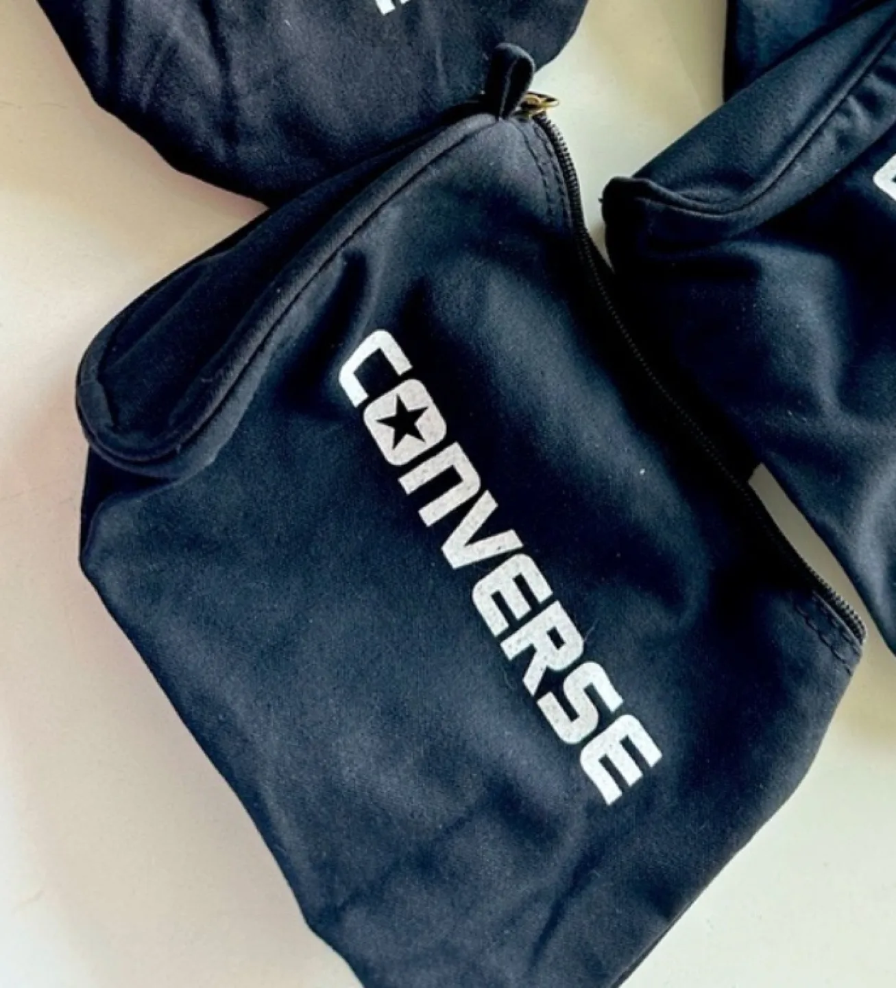 Converse Black Zipper Pouch 🖤 #freecycle thumbnail