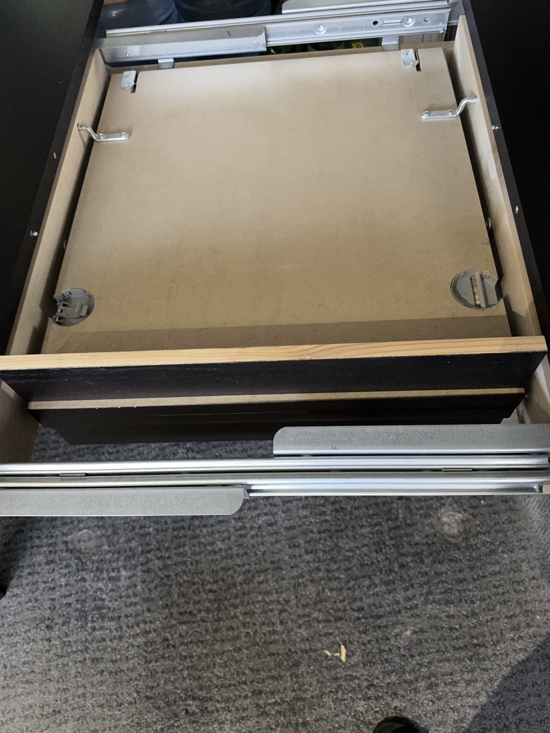 IKEA Black Extendable Round Table - photo 3
