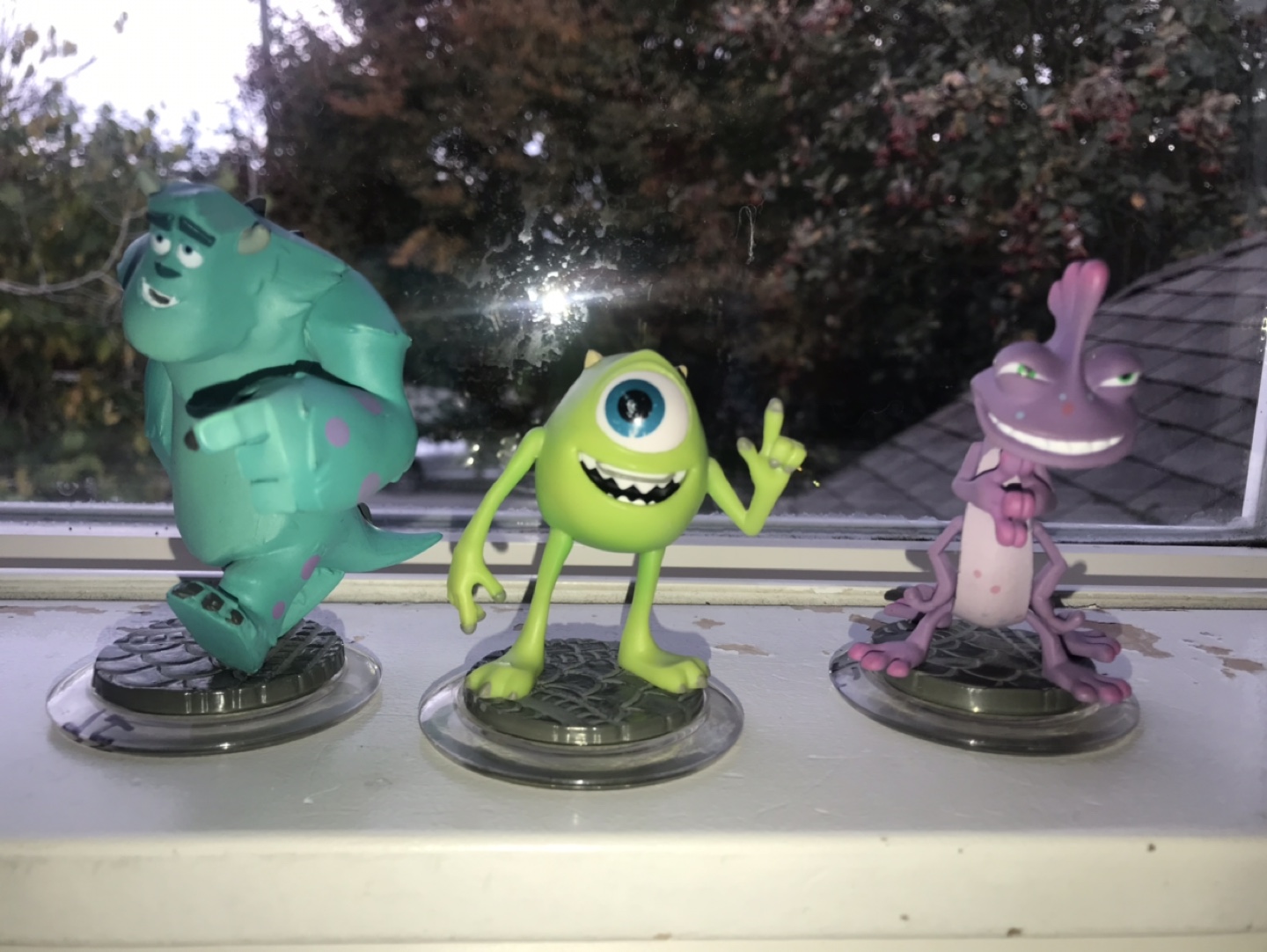 Infinity Monsters University Sulley Mike and Randall Figures