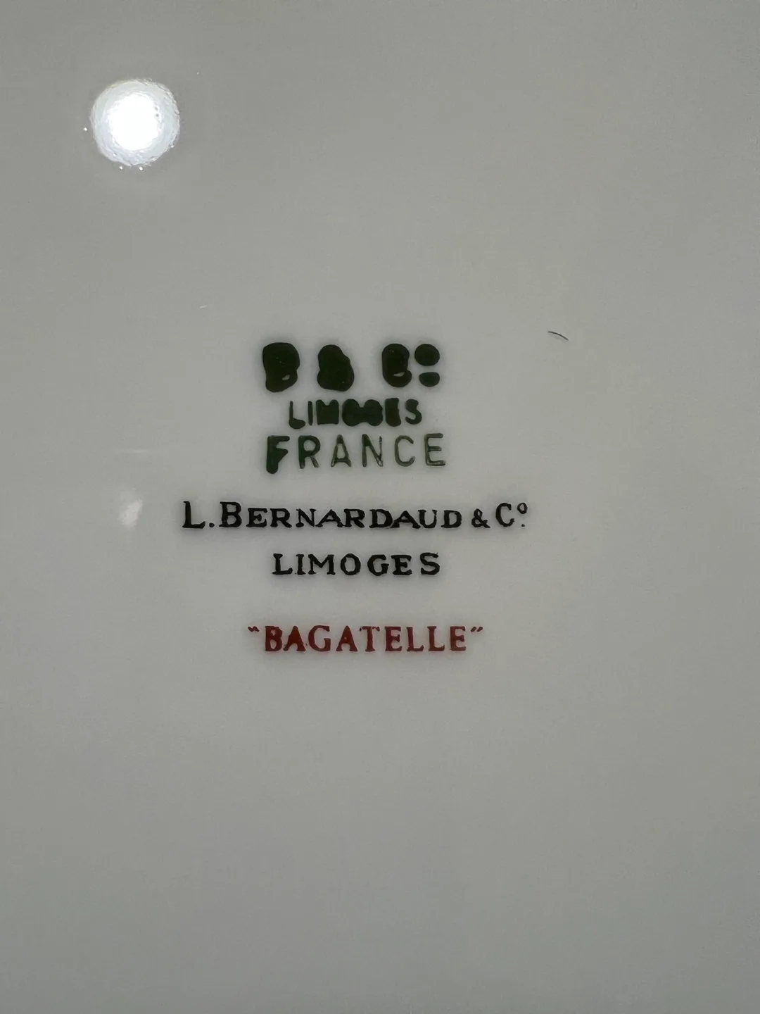 L. Bernardaud & Co. Limoges 'Bagatelle' Floral Design Plate image indicator(5)