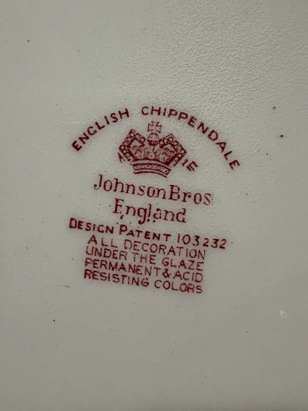 Johnson Bros Chippendale Platter image indicator(5)
