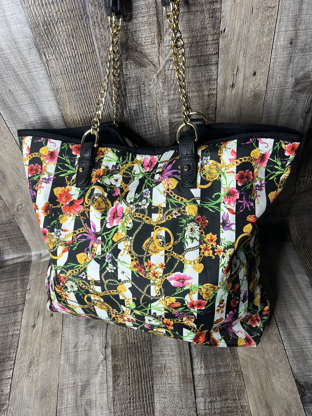 Juicy Couture Floral Stripe Tote Bag - photo 3