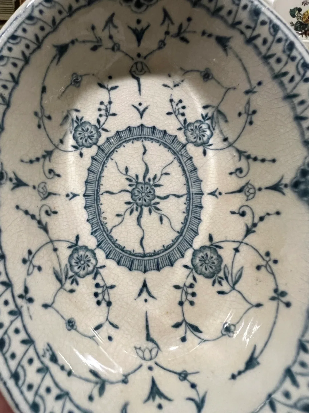 Vintage L. Straus & Sons Vitrified England Imperial Oval Dish image indicator(3)