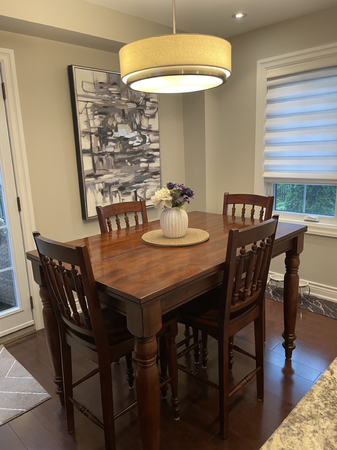 Solid Wood Dining Table and 8 Chairs - photo 3