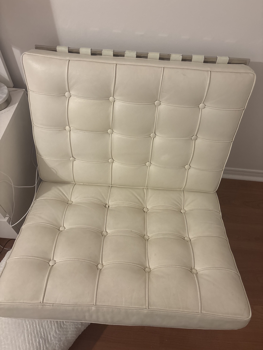 White Leather Sofa