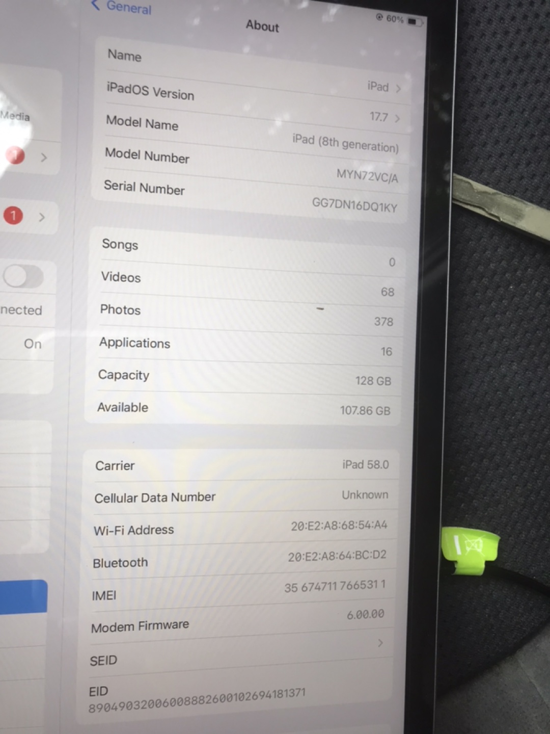 iPad 8th Generation 128GB
