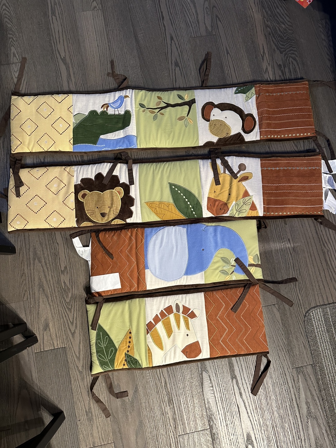 Kidsline Jungle Friends Crib Bumper