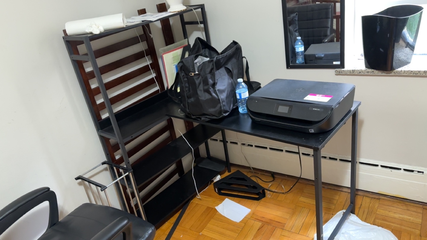 Black Corner Desk