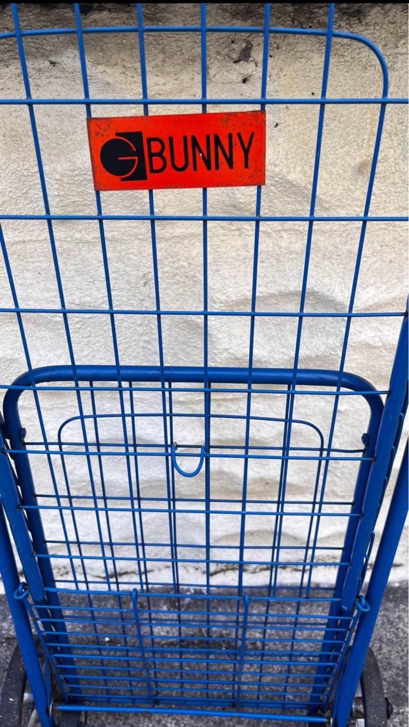 Blue Metal Shopping Cart - photo 5