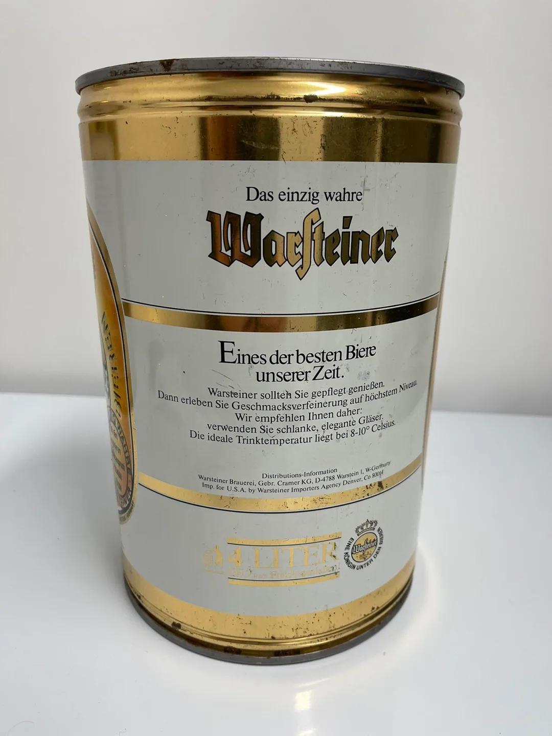 Vintage Warftainer Beer Can - 4 Liter image indicator(2)