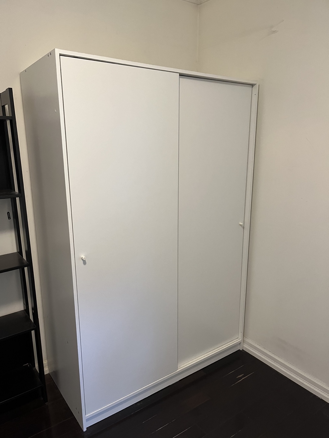 White Sliding Door Closet