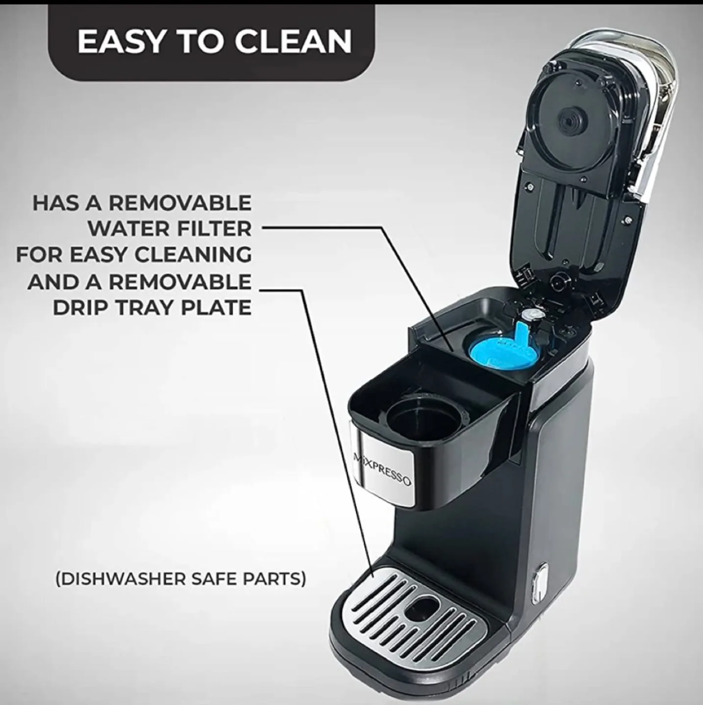 Mixpresso Single Serve Coffee Maker image indicator(5)