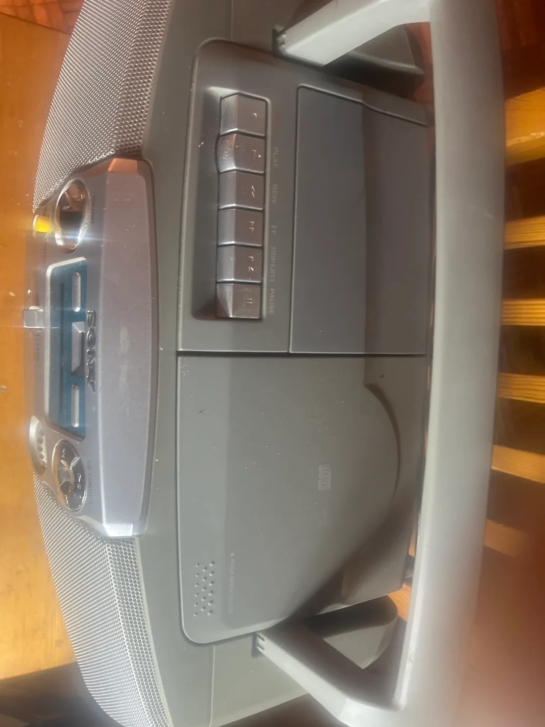 Sony Boombox with CD Player and Cassette Player image indicator(2)