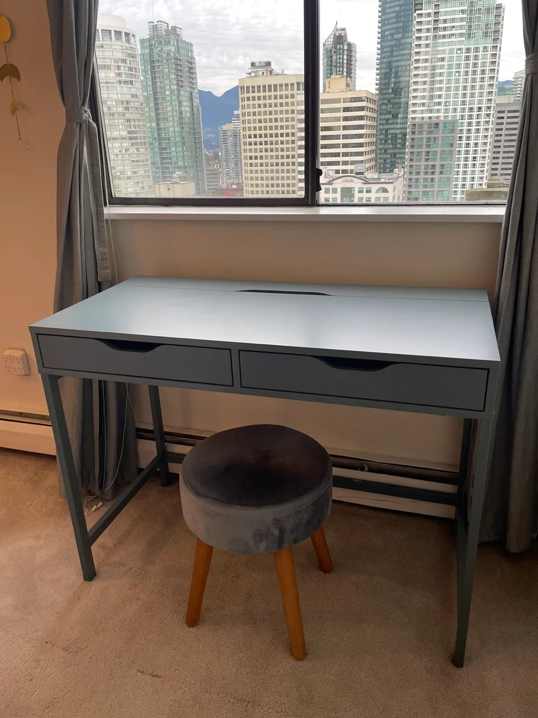 Ikea Alex Desk with Two Drawers thumbnail