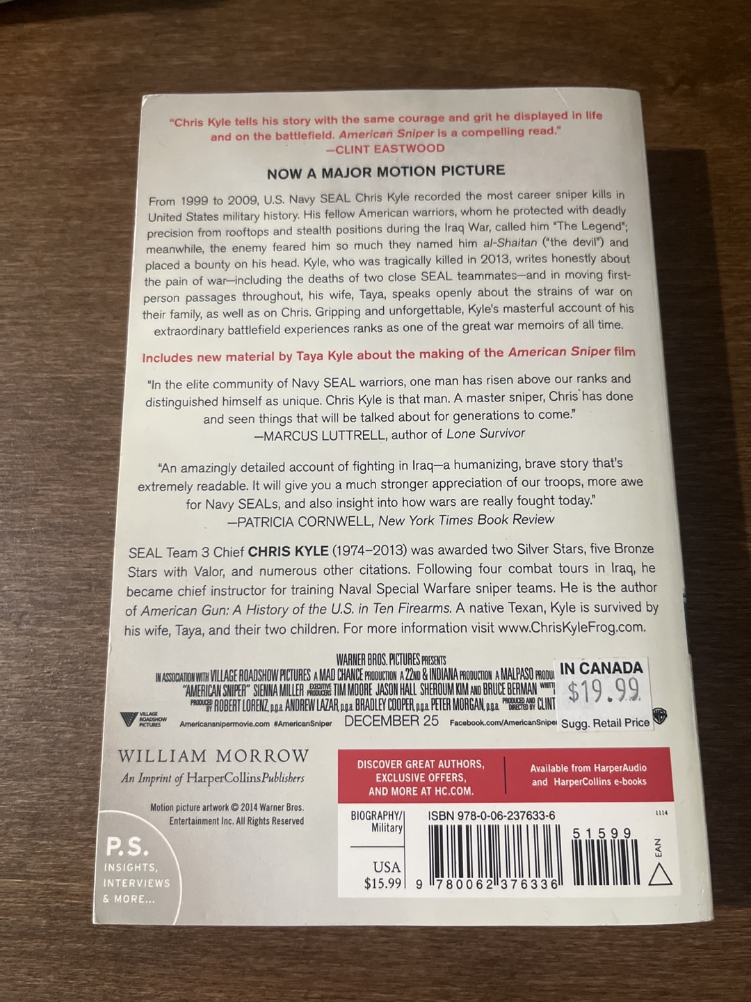 American Sniper book #freecycle - photo 2