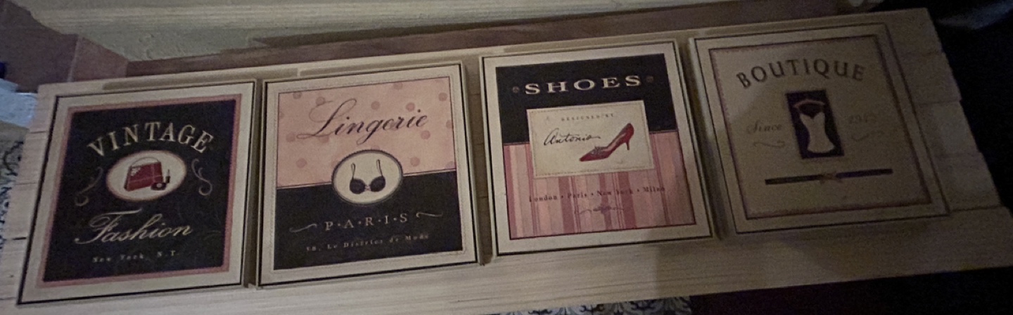 Set of 4 Vintage Fashion Wall Art Prints - photo 5