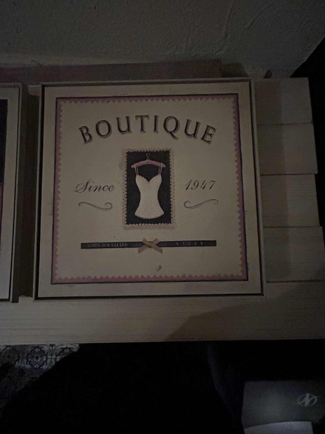 Set of 4 Vintage Fashion Wall Art Prints