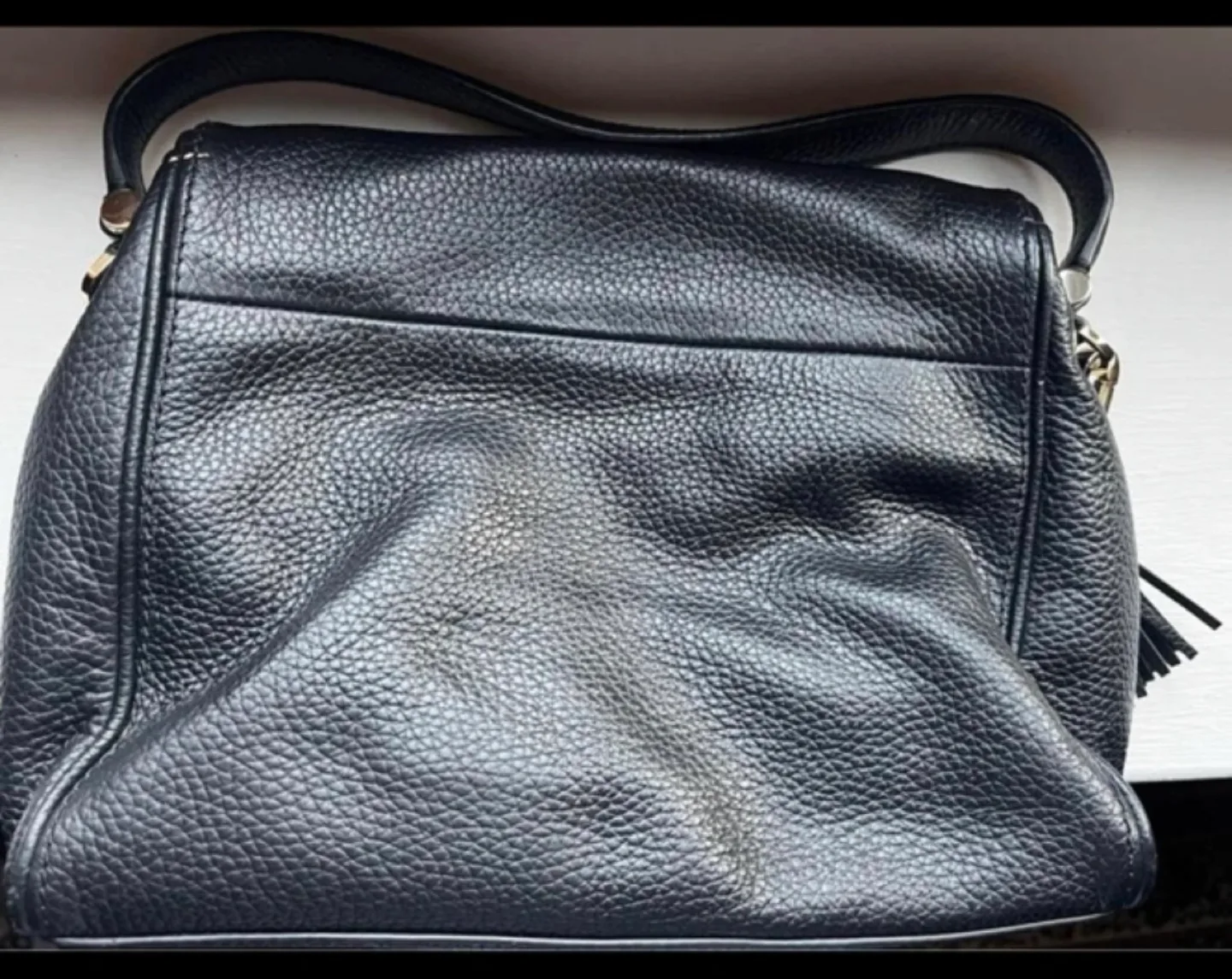 Kate Spade Black Leather Handbag image indicator(3)