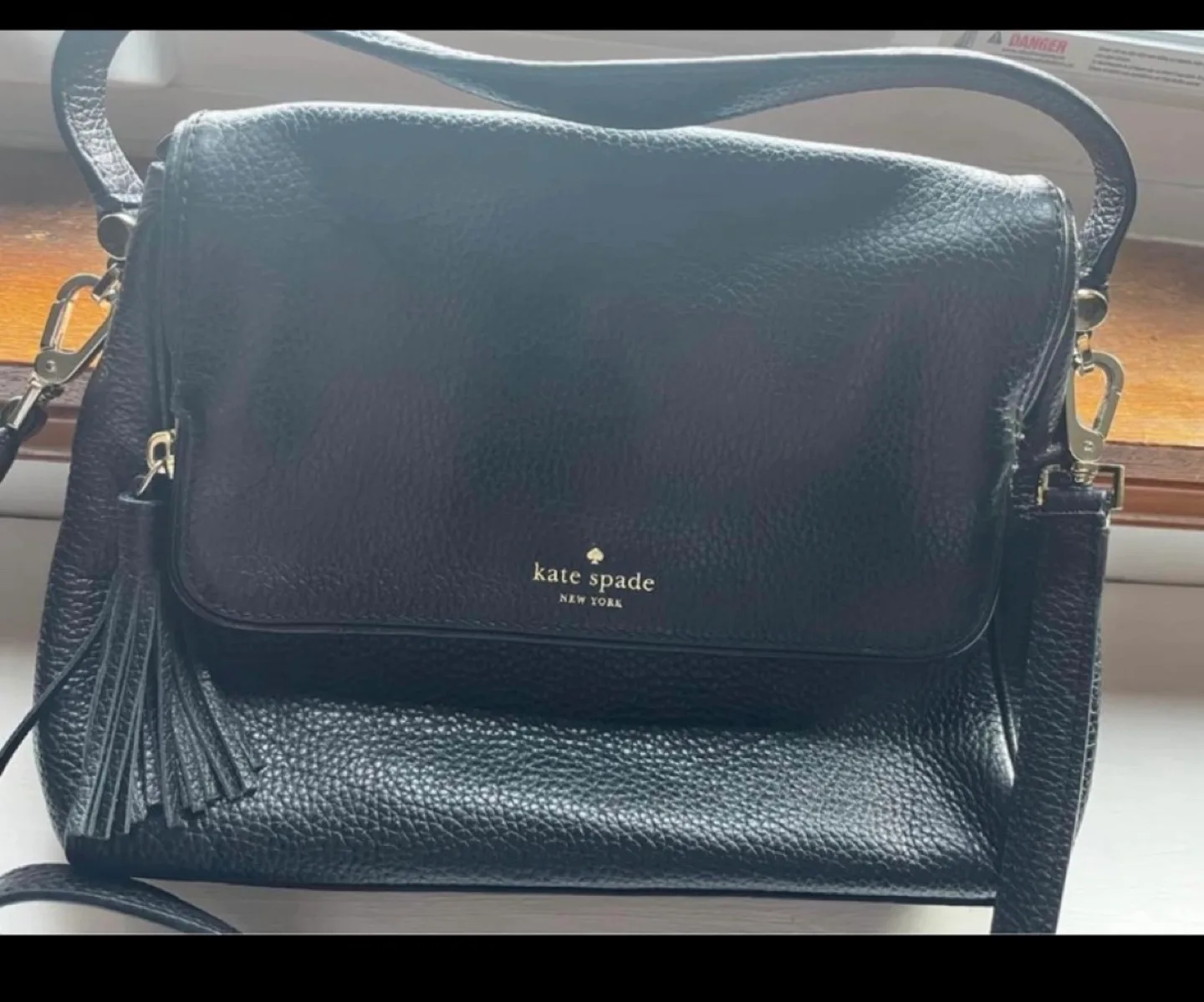 Kate Spade Black Leather Handbag image indicator(6)