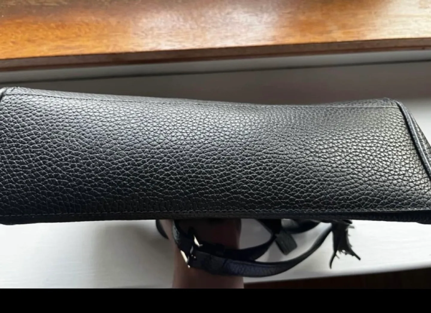 Kate Spade Black Leather Handbag image indicator(7)