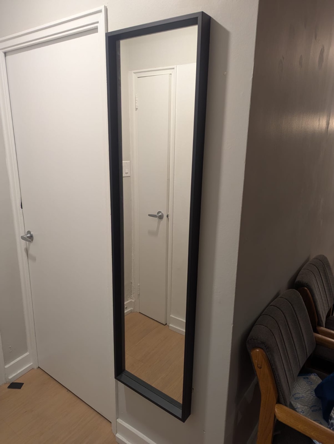 Full Length IKEA Mirror with Black Frame