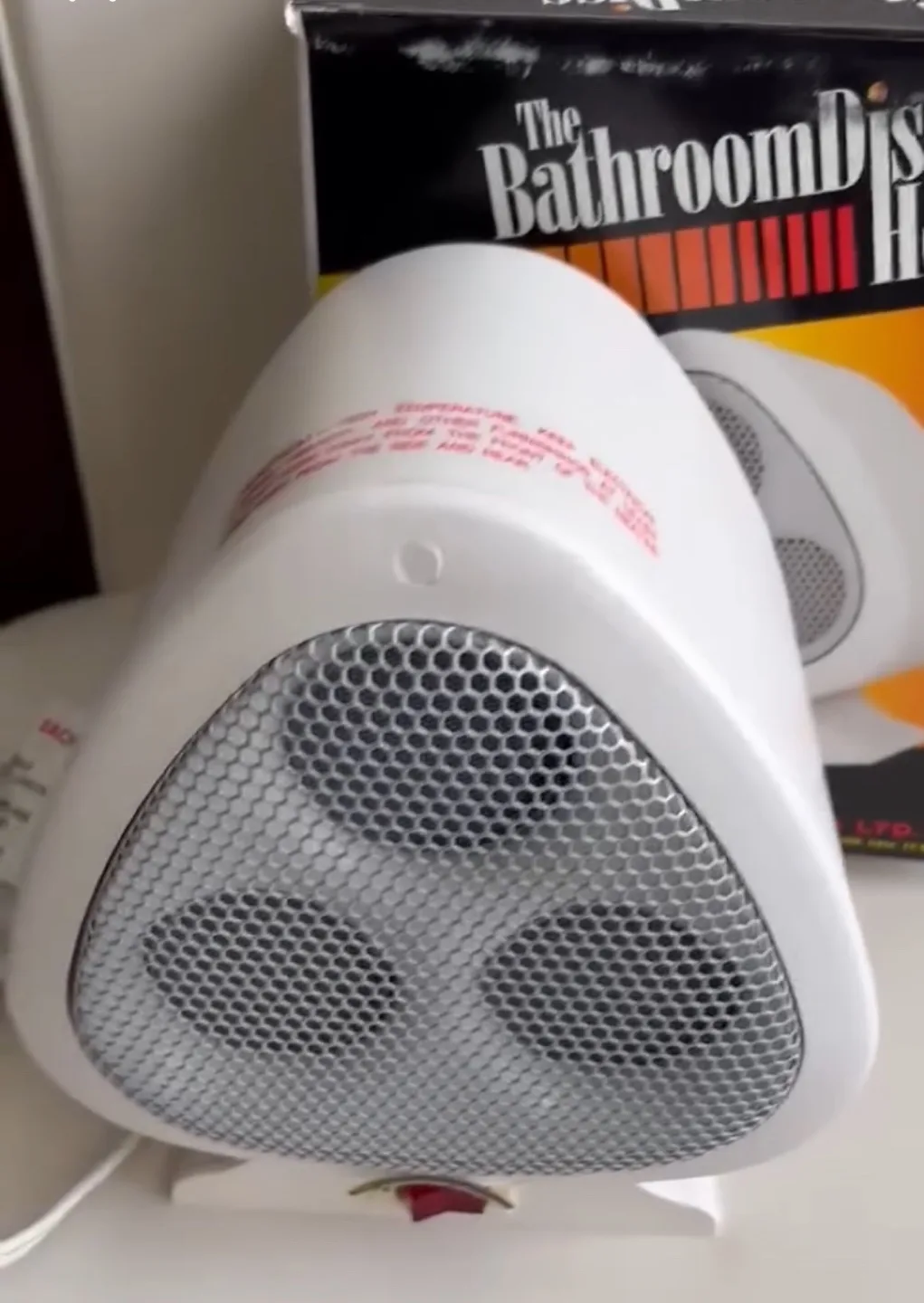 White Ceramic Bathroom Space/Disc Heaters, $28 each image indicator(2)