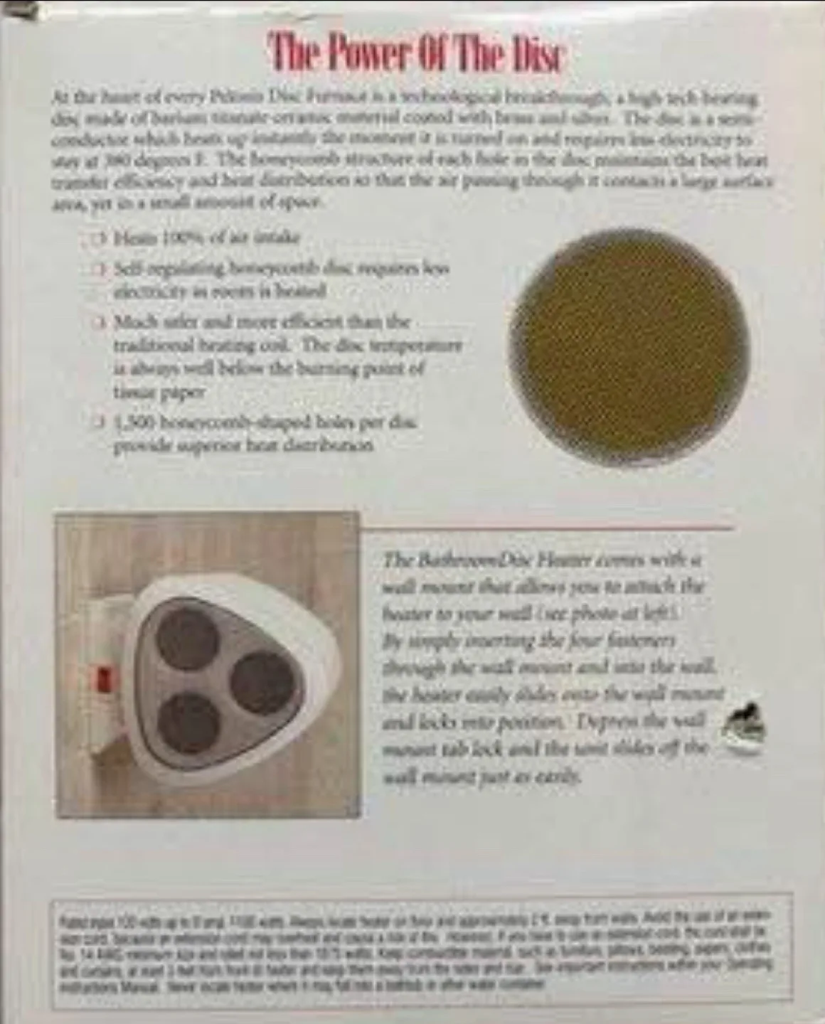 White Ceramic Bathroom Space/Disc Heaters, $28 each image indicator(9)